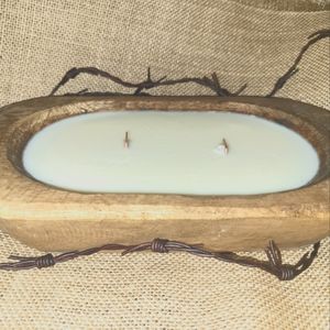 Scented wooden dough bowl